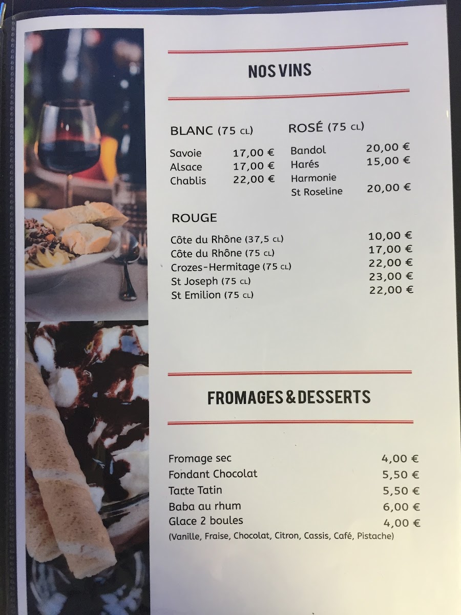 Menu L'industrie - Café Restaurant Pizzeria-2