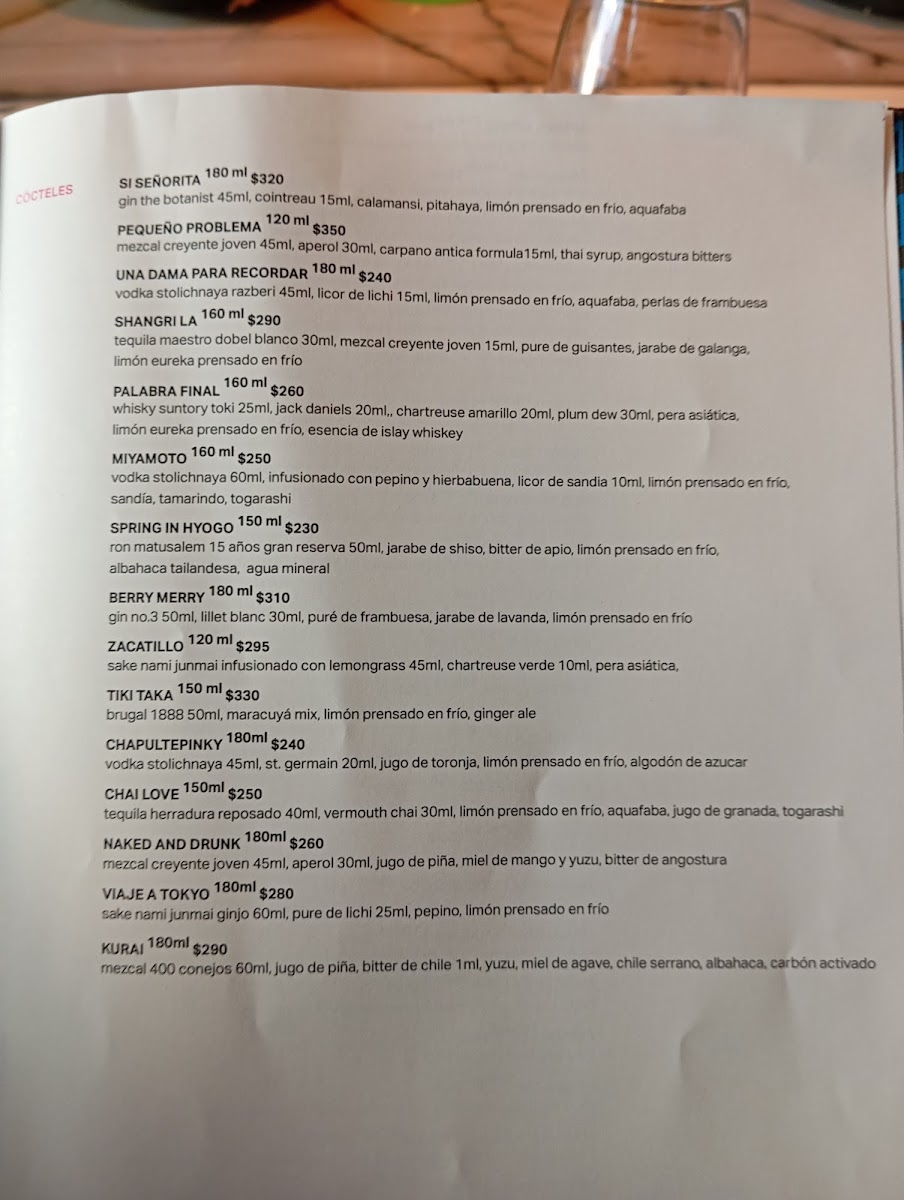 Menu Ling Ling By Hakkasan-5