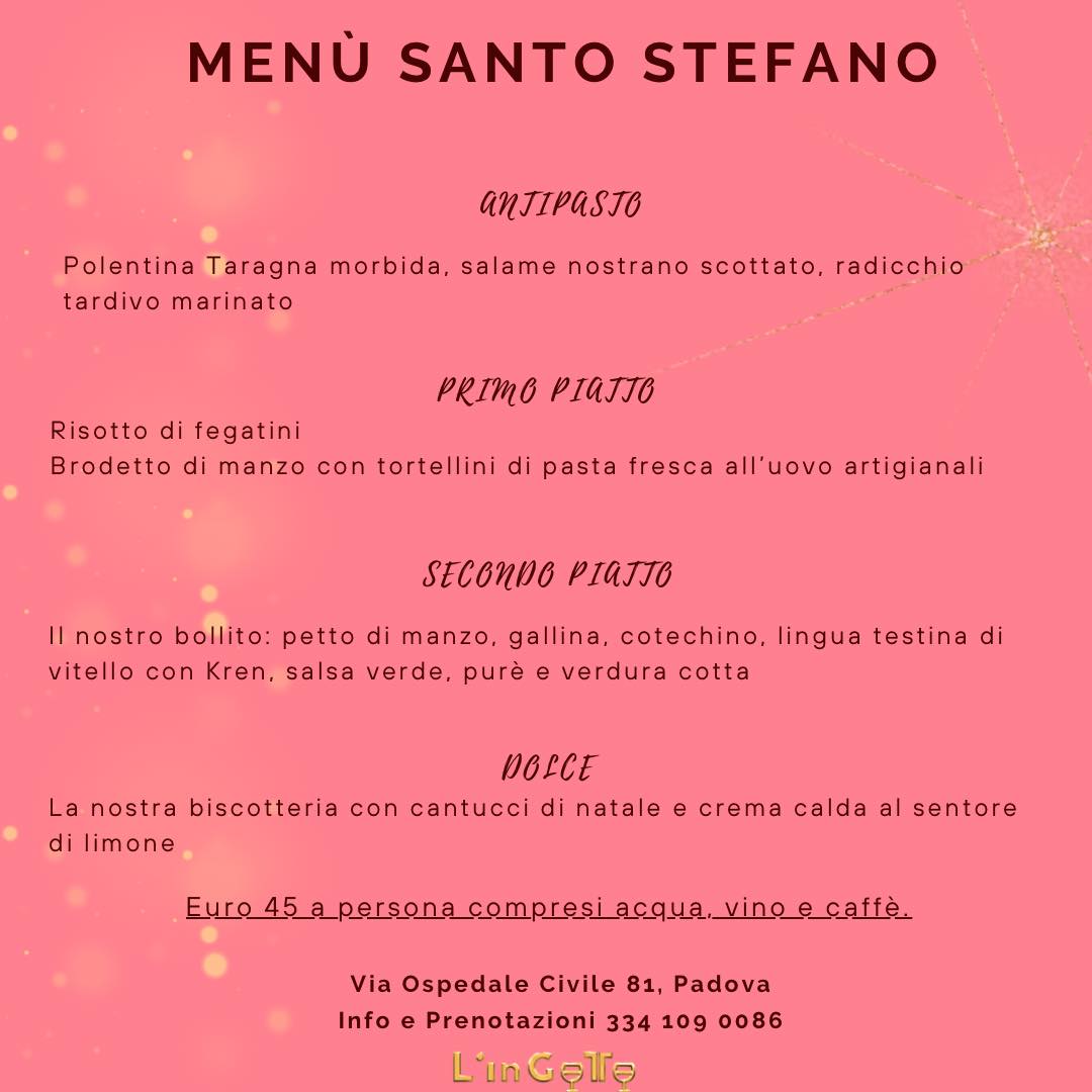 Menu L'ingotto - Ristorante Pasticceria Caffetteria-1