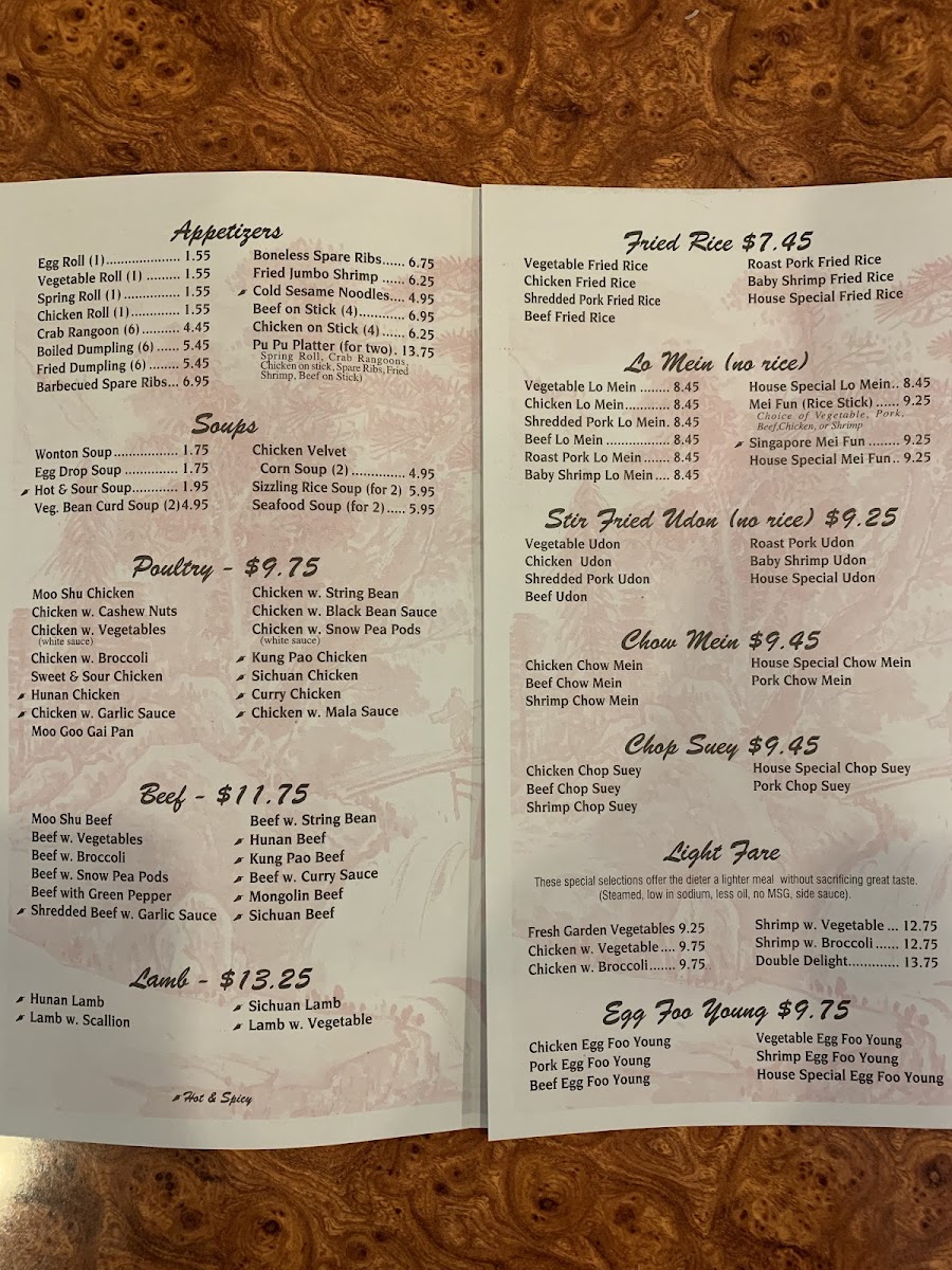 Menu Lin's Garden-2