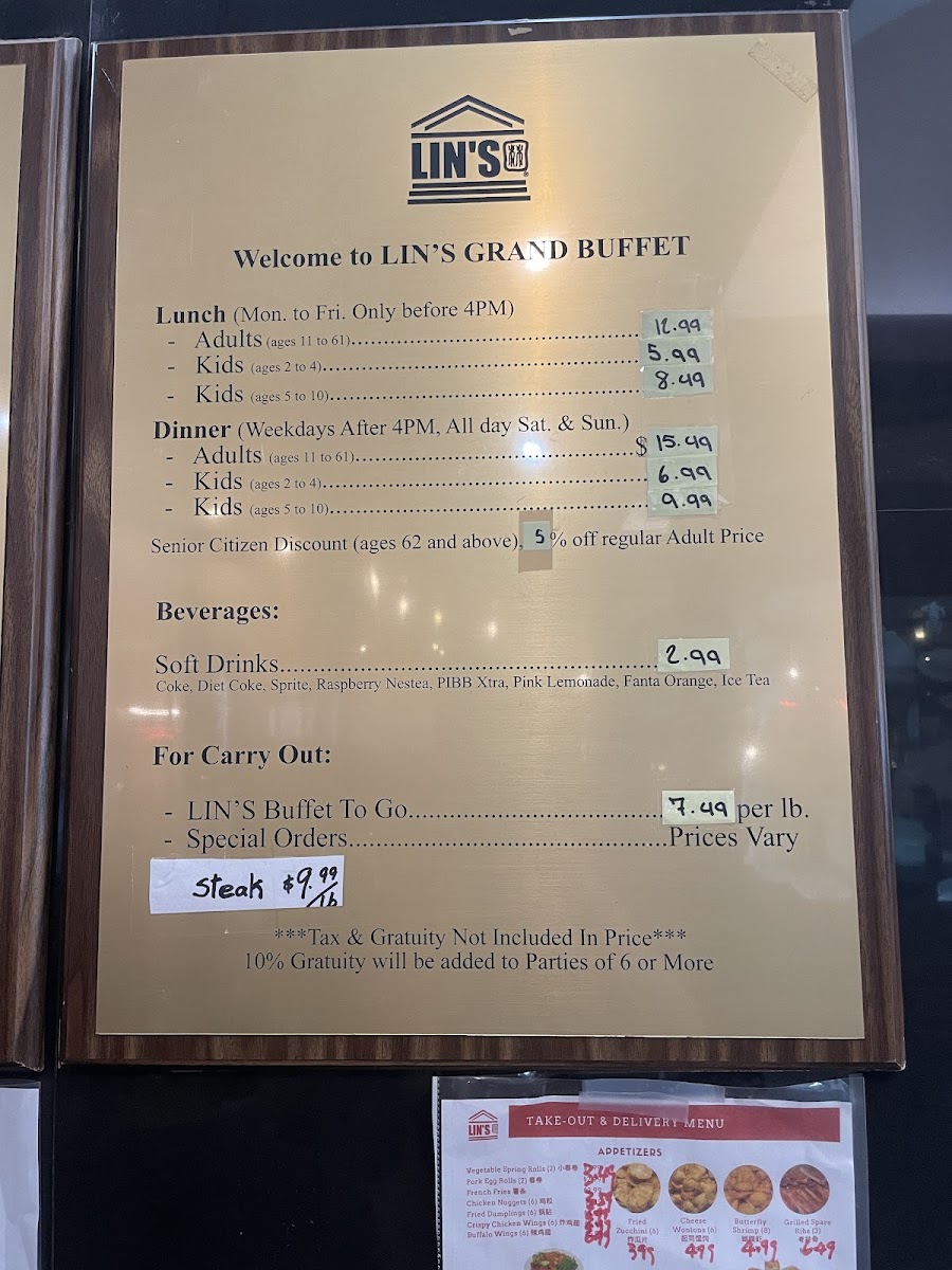 Menu Lin's Grand Buffet-5