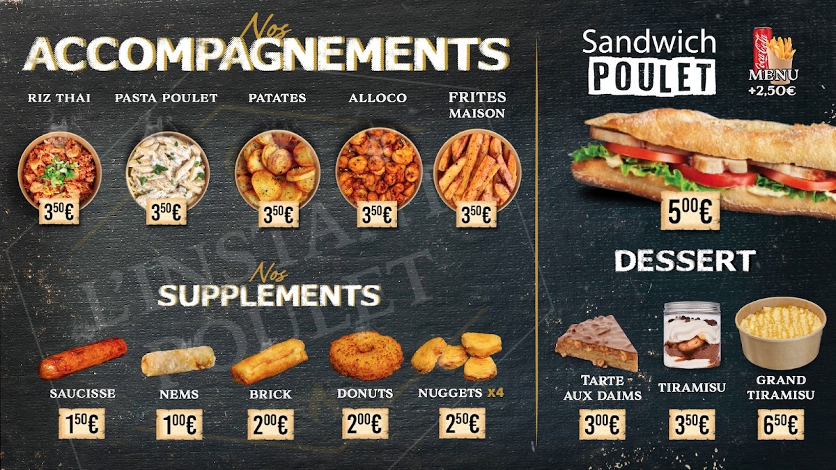 Menu L'instant Poulet-2