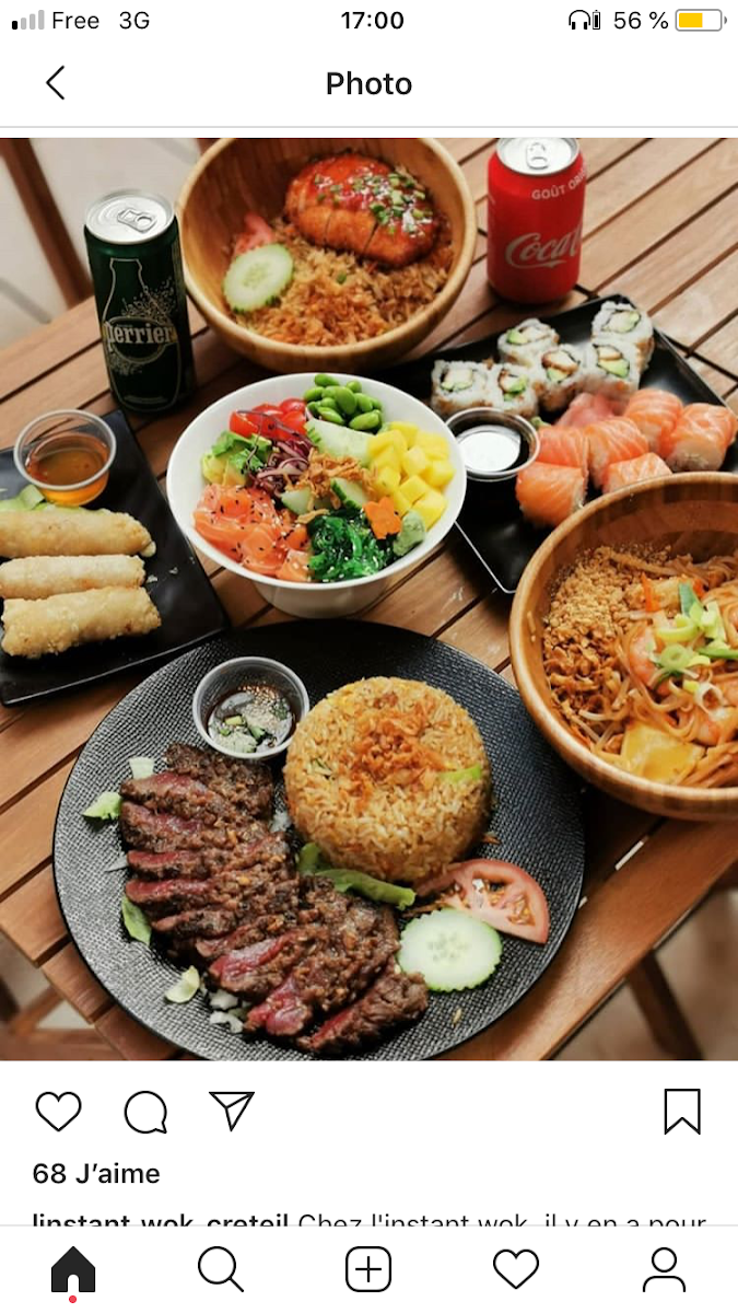 Menu L'instant Wok-4