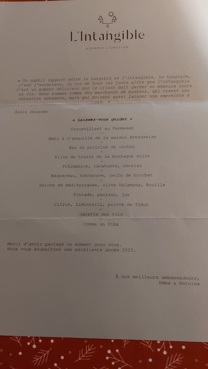 Menu L'intangible-1