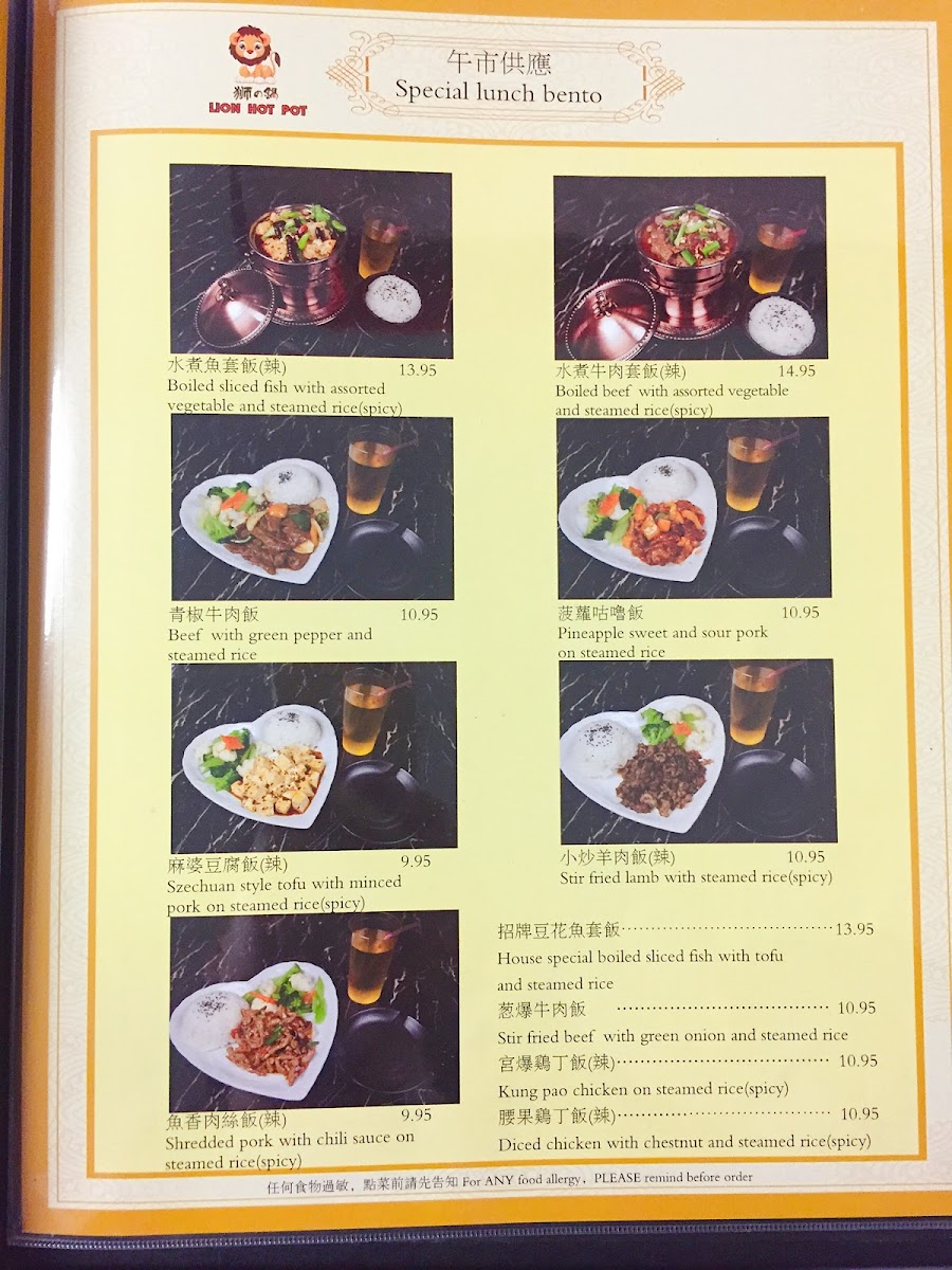 Menu Lion Hot Pot Ltd-5