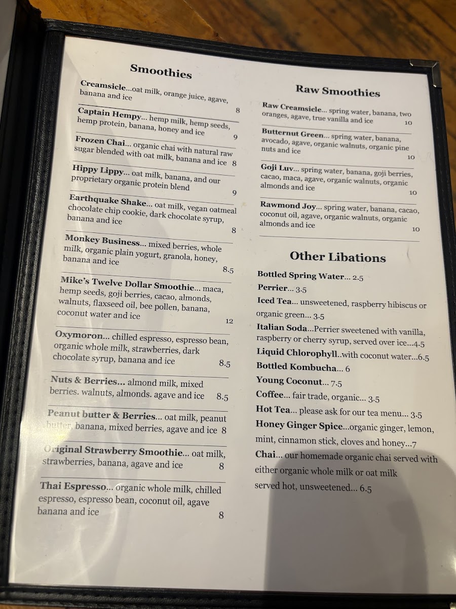 Menu Liquid Earth-3