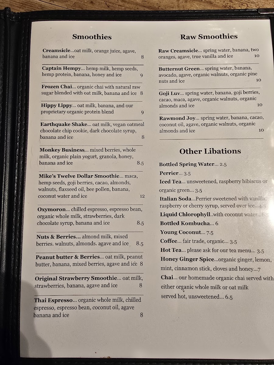 Menu Liquid Earth-5