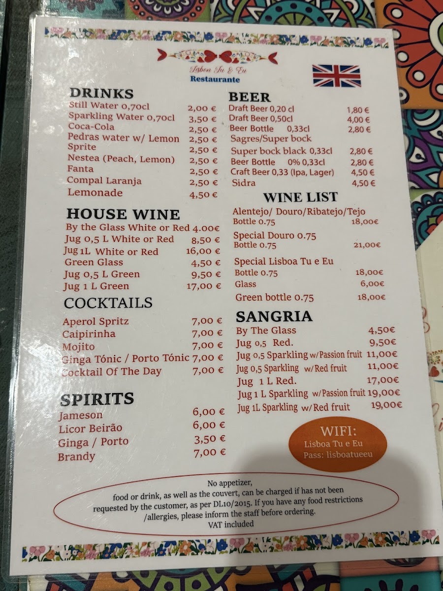 Menu Lisboa Tu E Eu 2-3