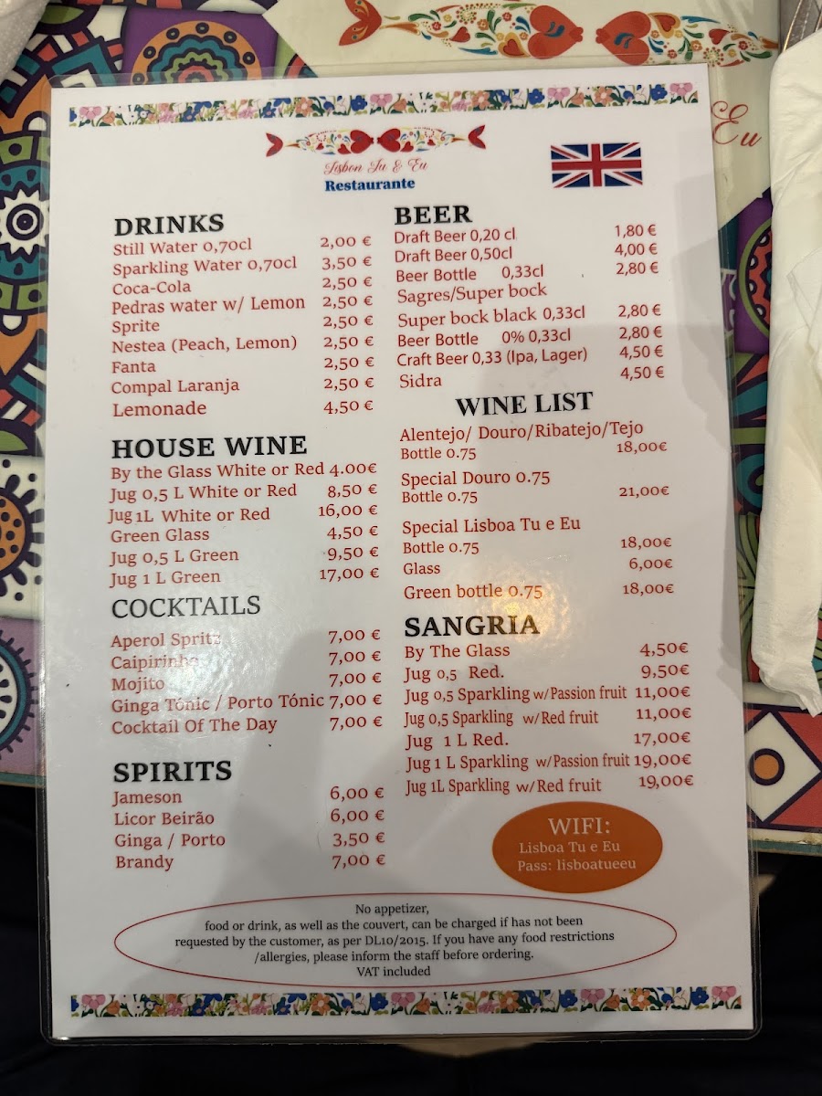 Menu Lisboa Tu E Eu 2-4