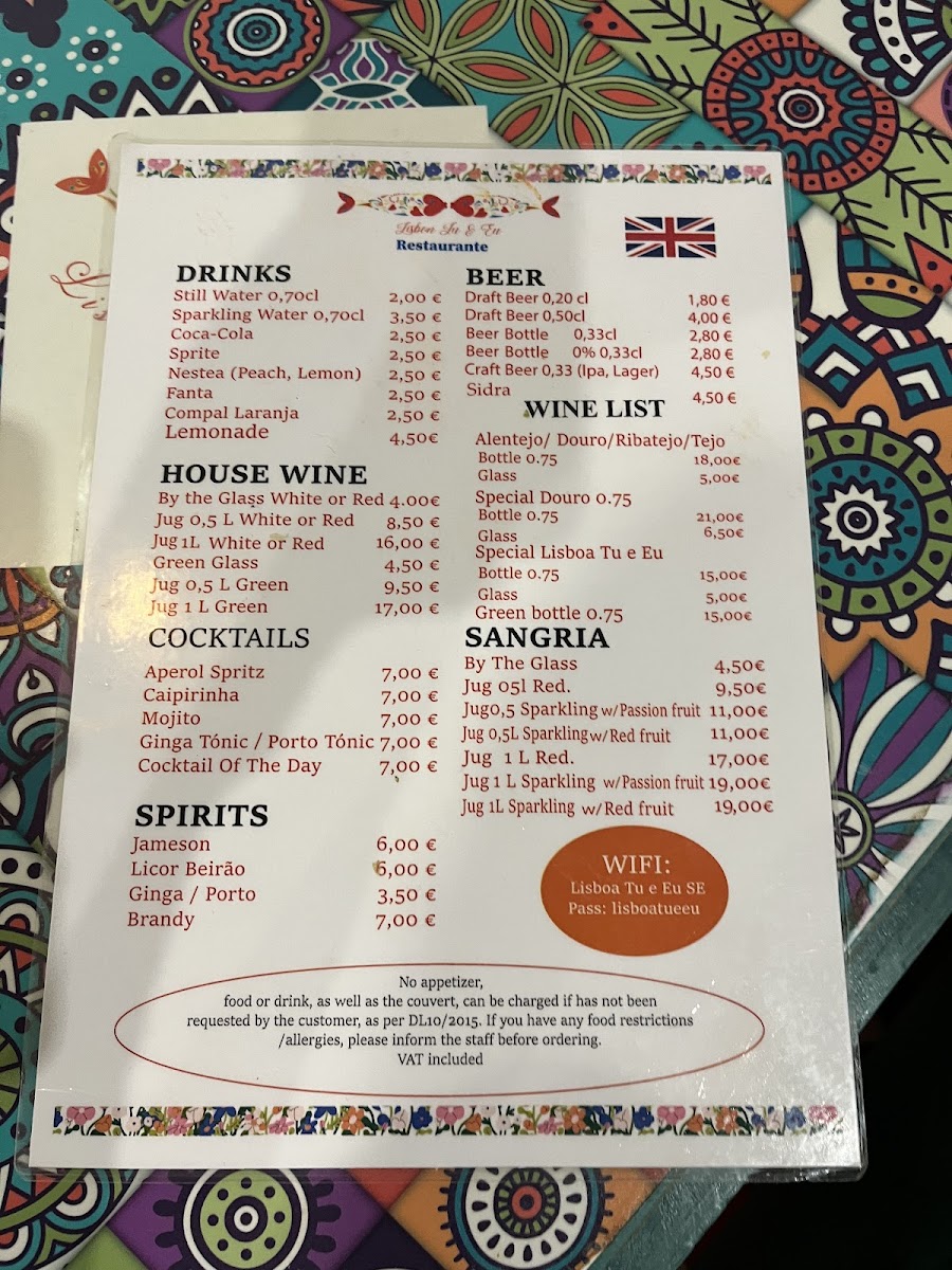 Menu Lisboa Tu E Eu 2-9