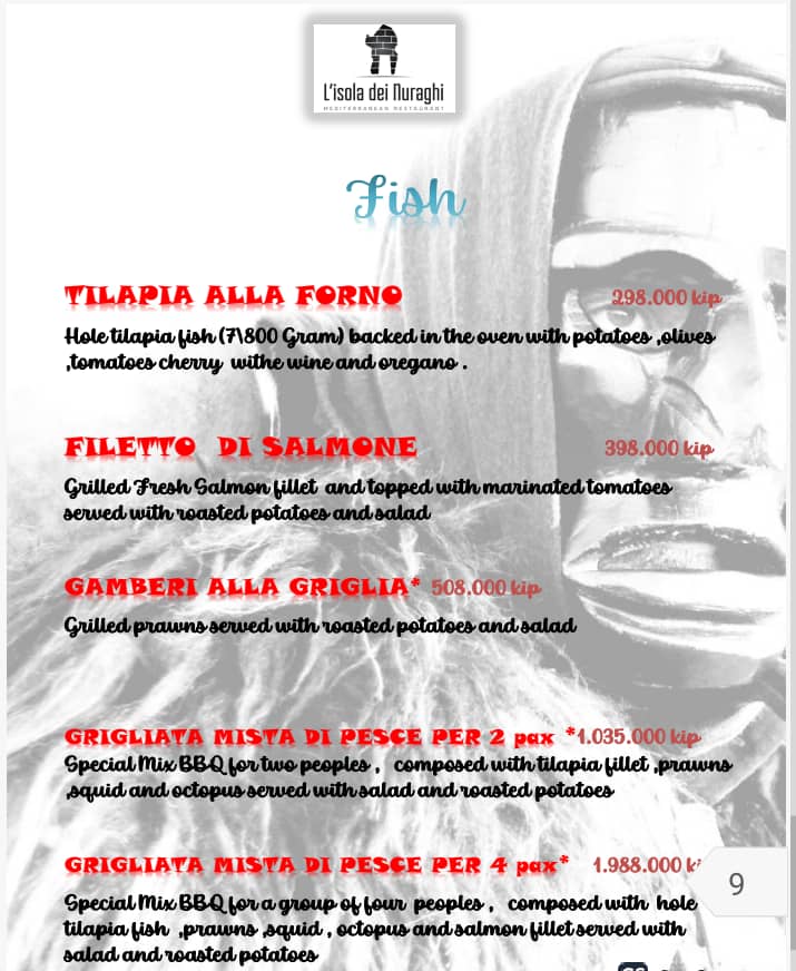 Menu L'isola Dei Nuraghi Riverview-3
