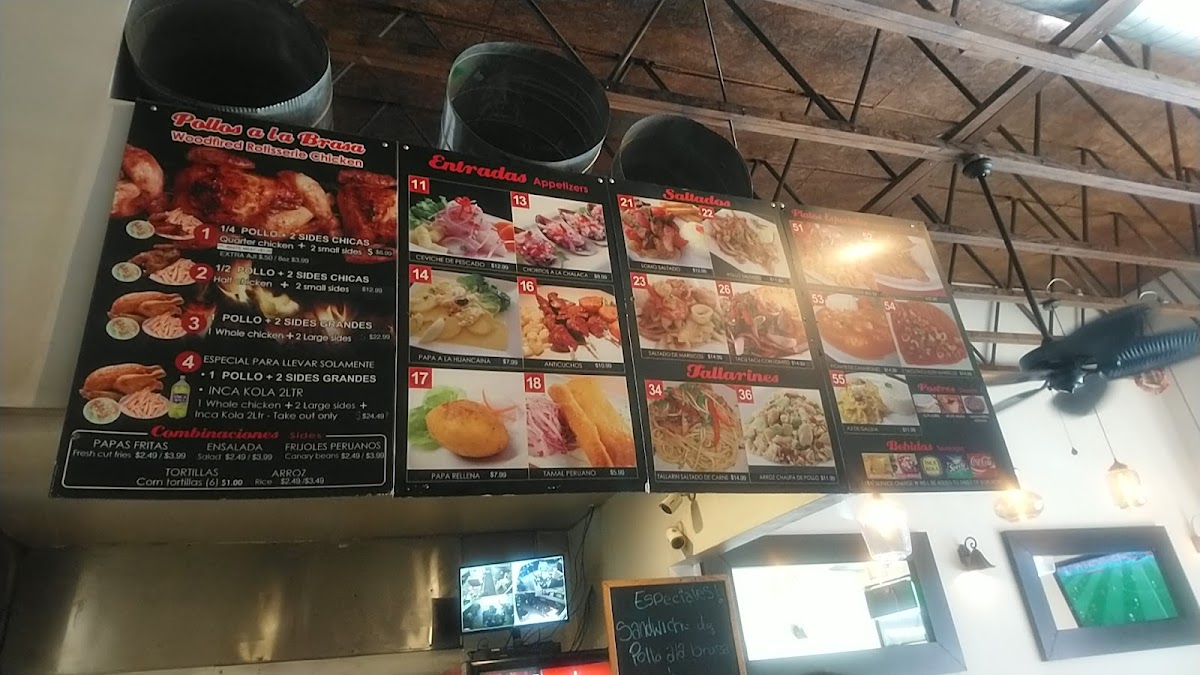 Menu Listo El Pollo Peruvian Food-4