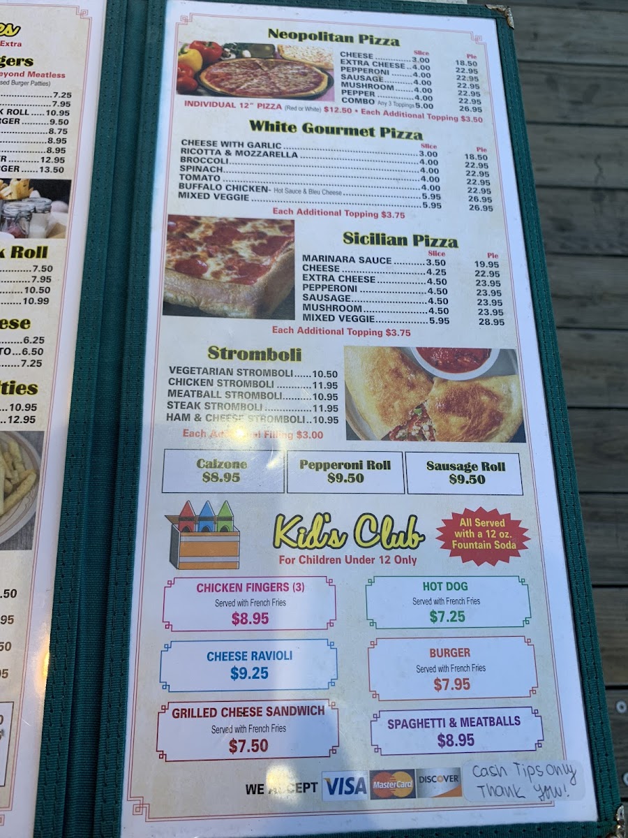 Menu Litterer's Food Court 1997-2