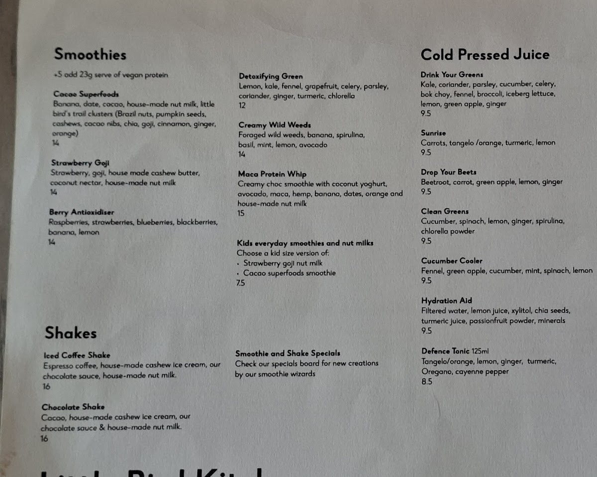 Menu Little Bird Kitchen-4