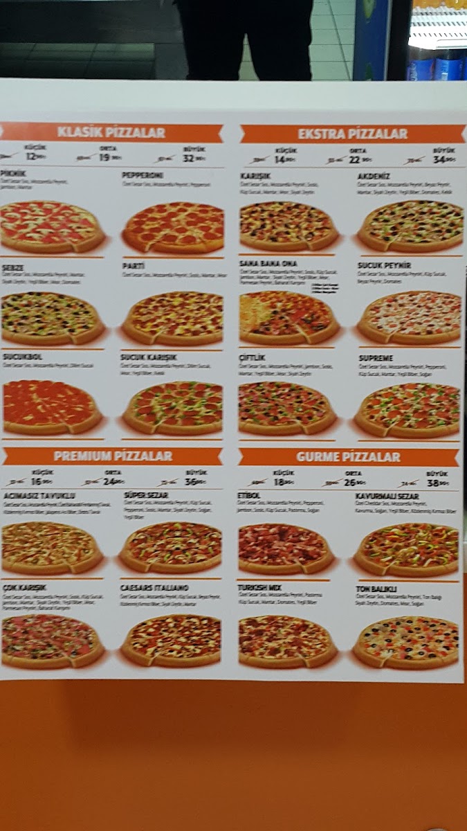 Menu Little Caesars Şişli Şubesi-1
