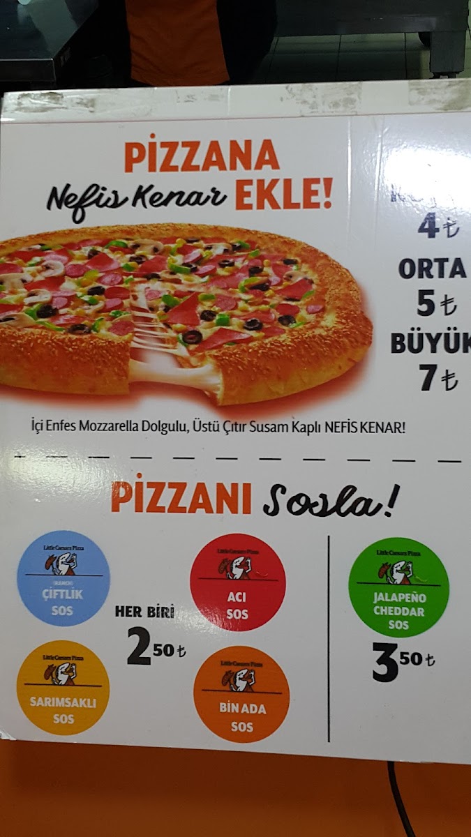 Menu Little Caesars Şişli Şubesi-2
