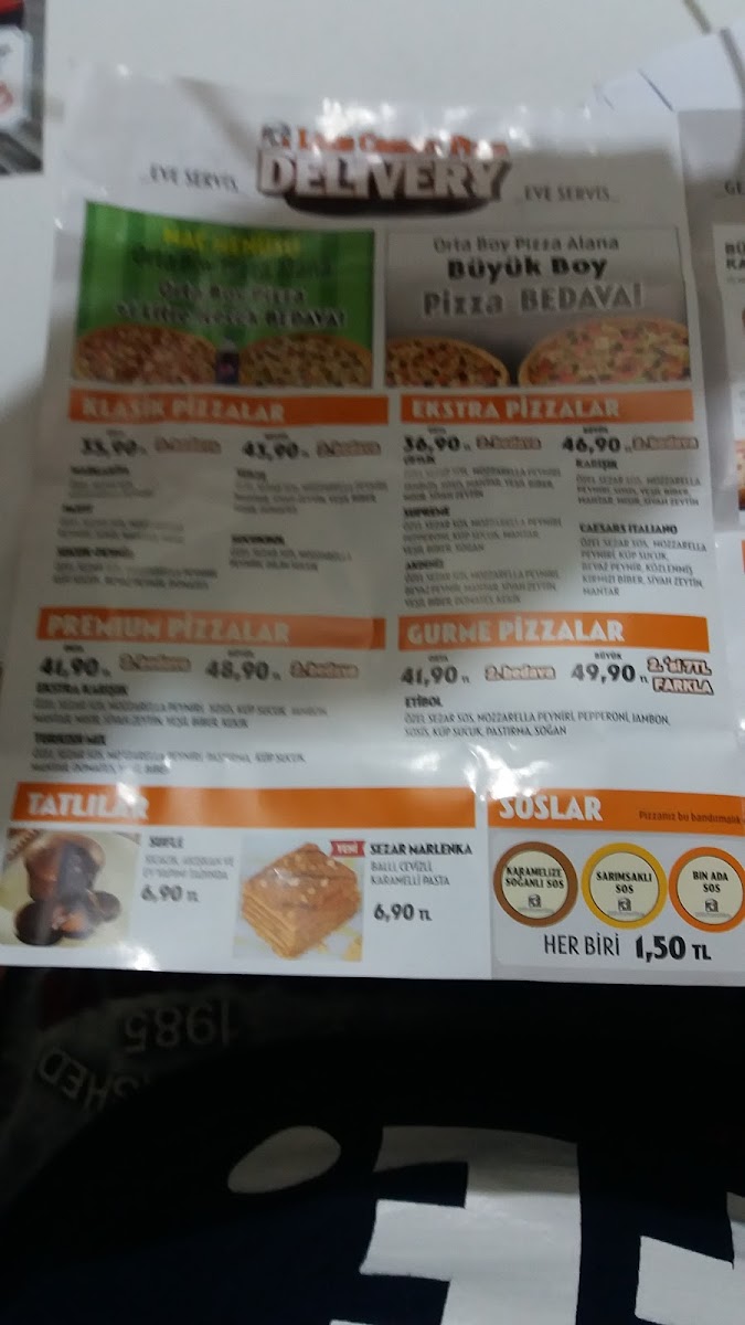 Menu Little Caesars Şişli Şubesi-5