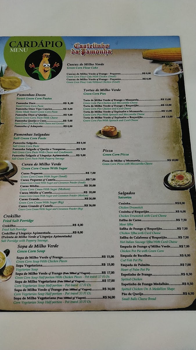 Menu Little Castle Of Pamonha-1