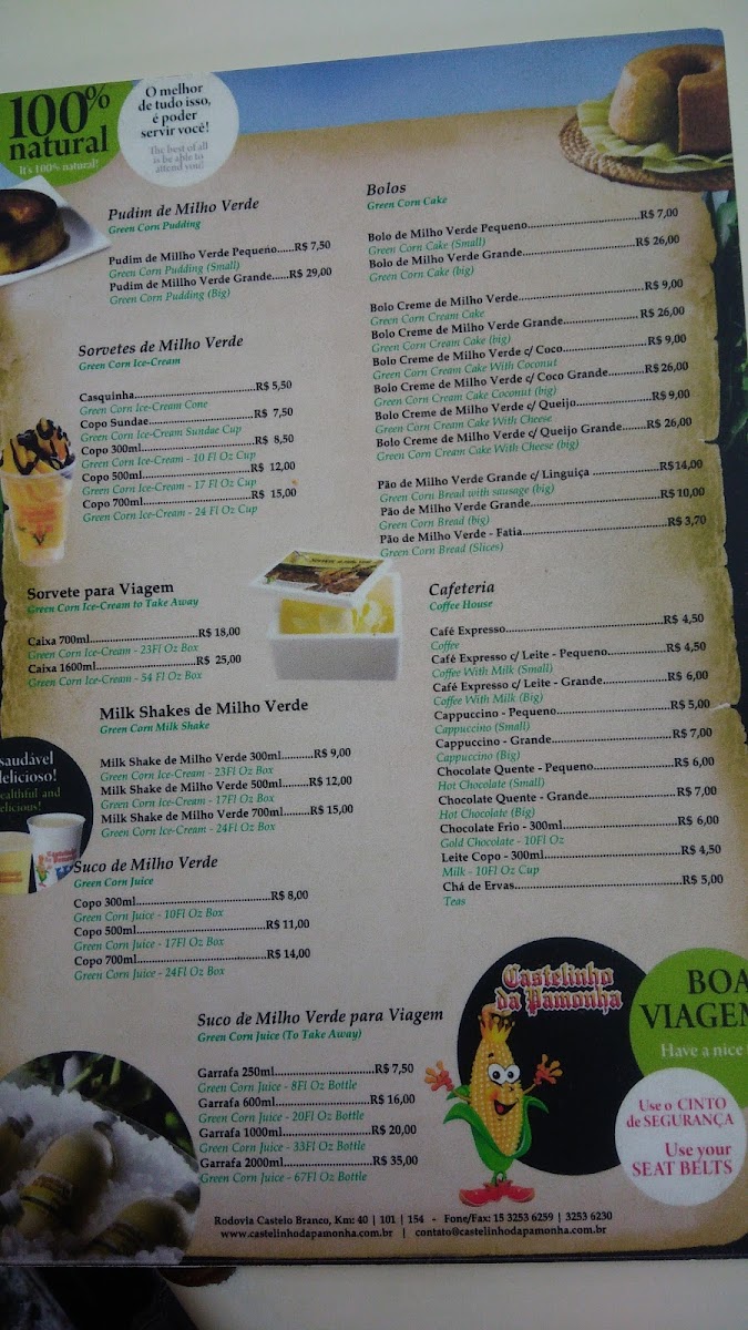 Menu Little Castle Of Pamonha-10
