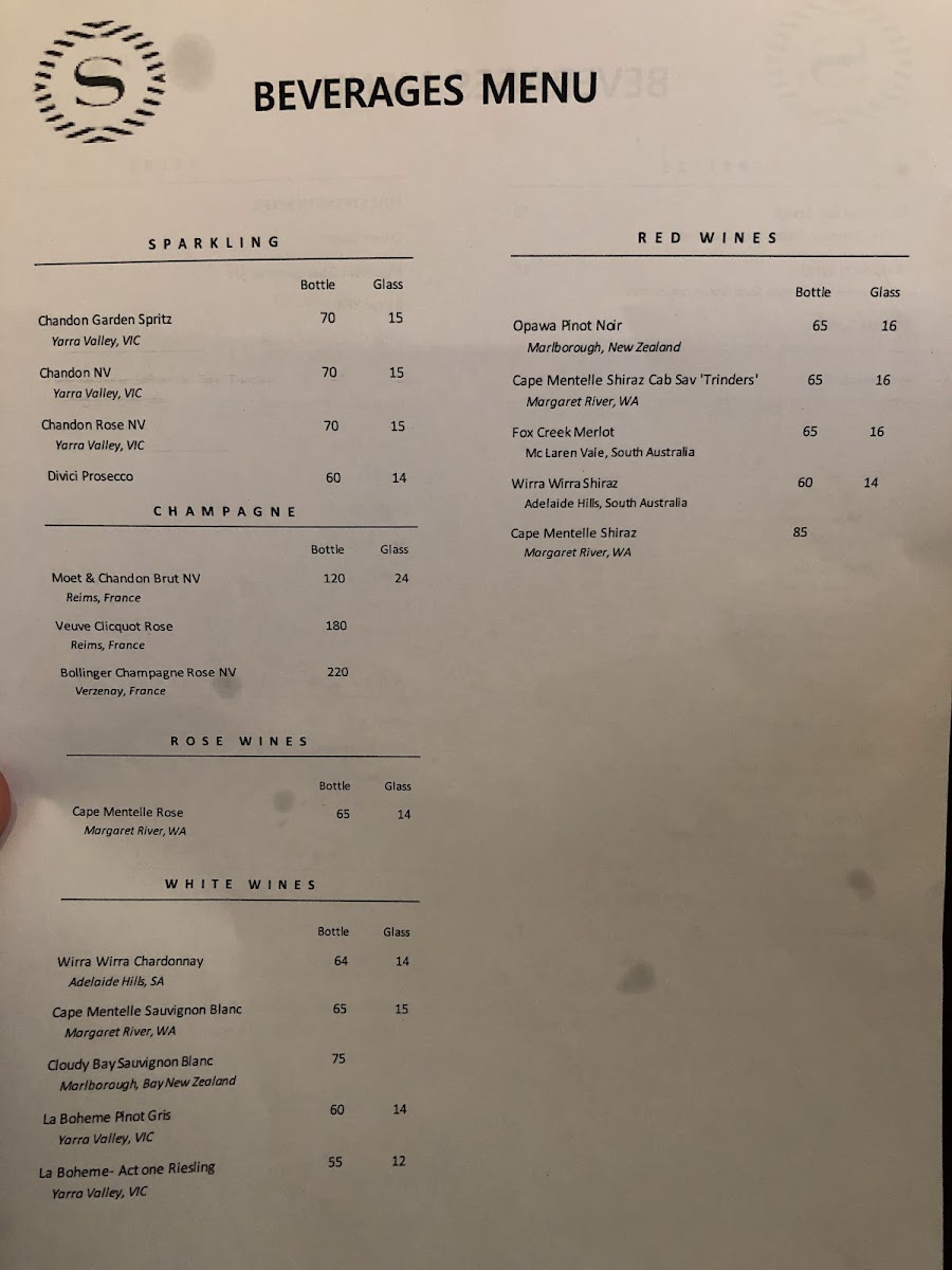 Menu Little Collins St Kitchen Restaurant & Bar-3