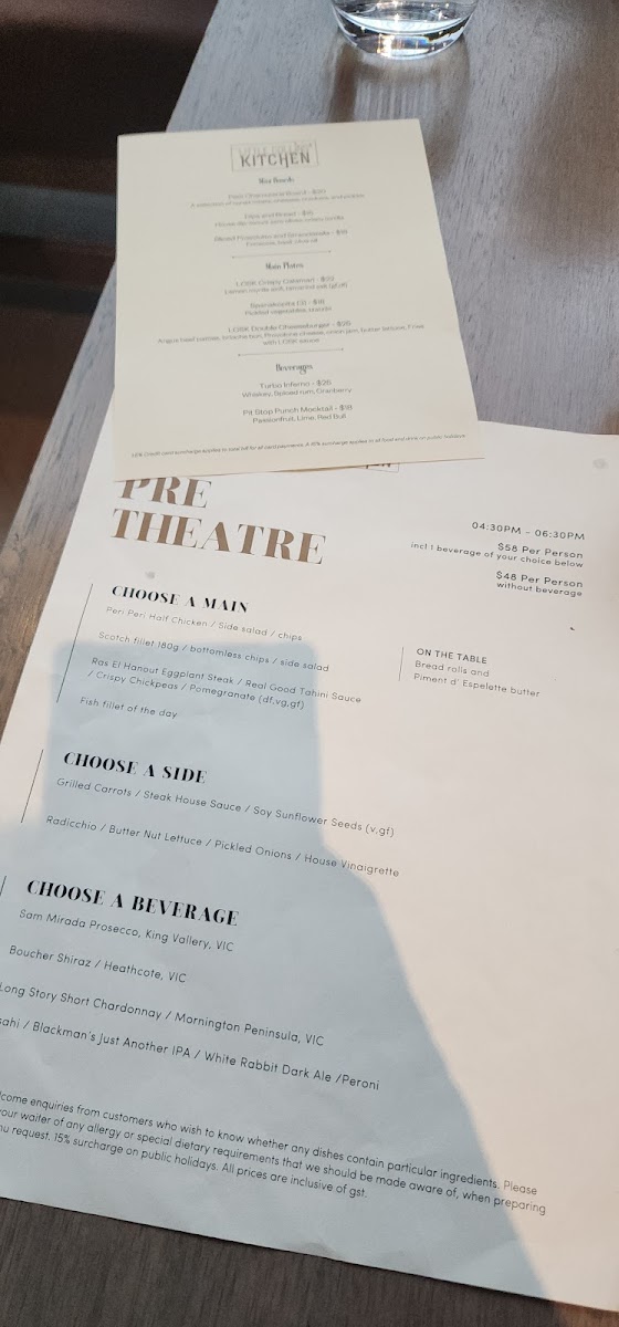 Menu Little Collins St Kitchen Restaurant & Bar-5