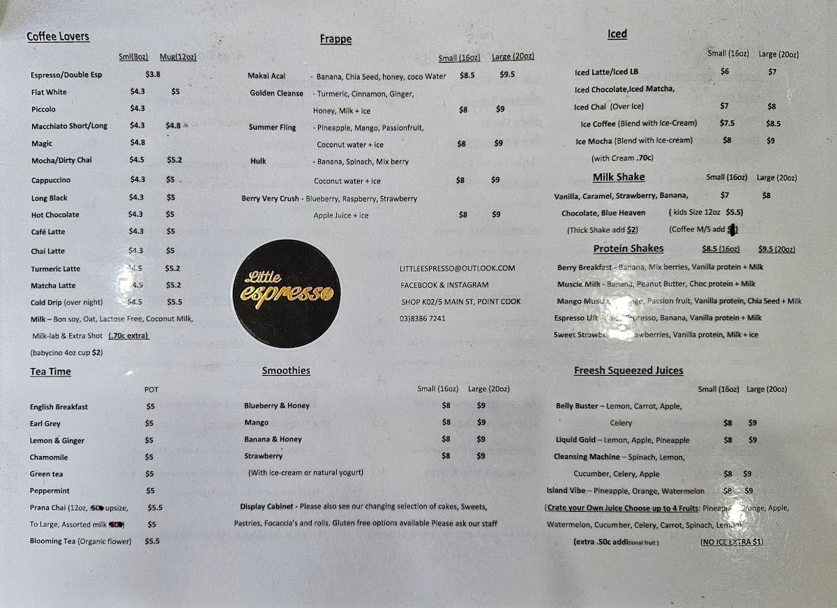 Menu Little Espresso-1