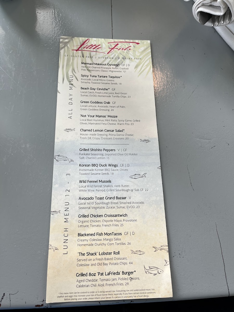 Menu Little Fish-3