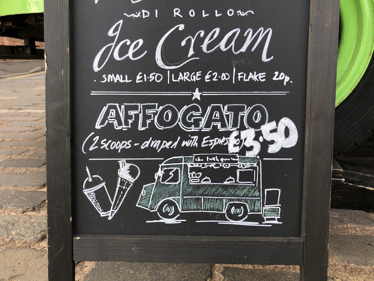 Menu Little Green Van-1