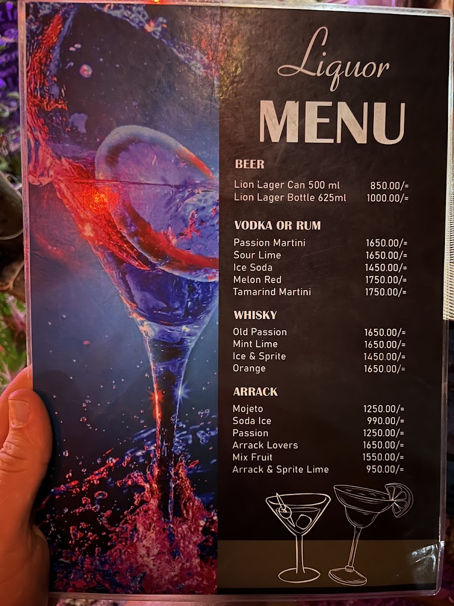 Menu Little Hut Sigiriya-7