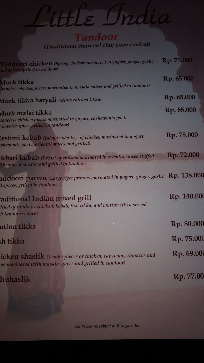 Menu Little India-4