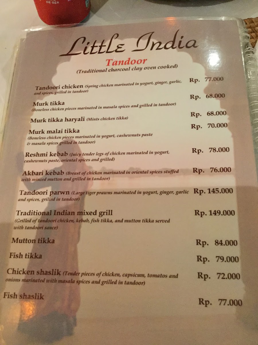Menu Little India-5