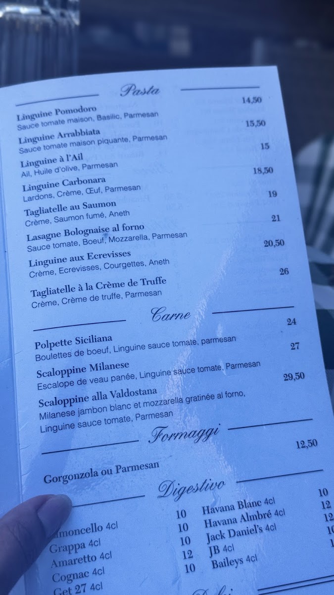 Menu Little Italy Lyon 2-9
