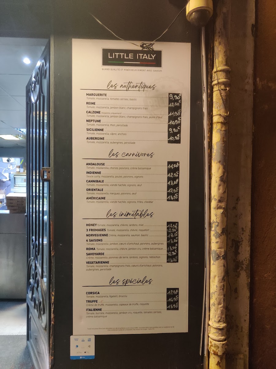 Menu Little Italy Pizza-1
