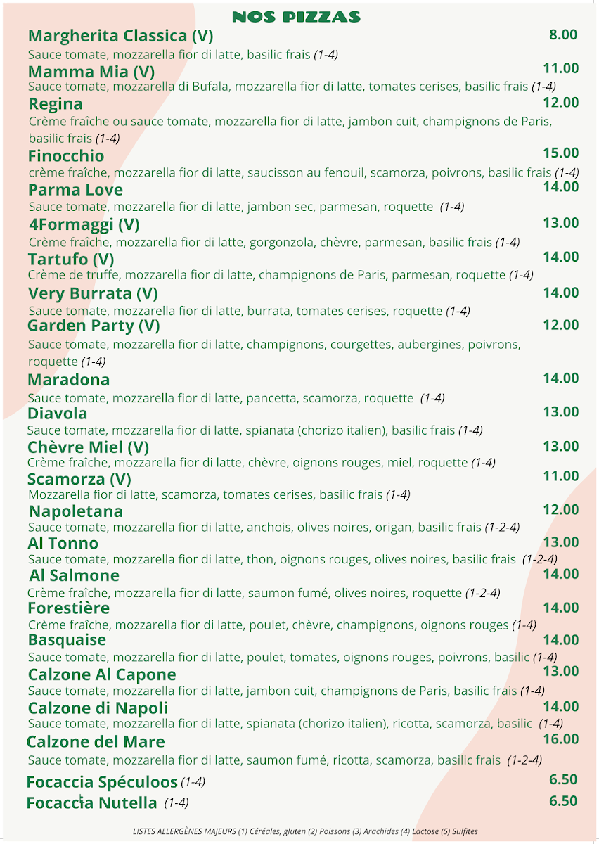 Menu Little Italy - Pizzeria Saint-André-Lez-Lille-2