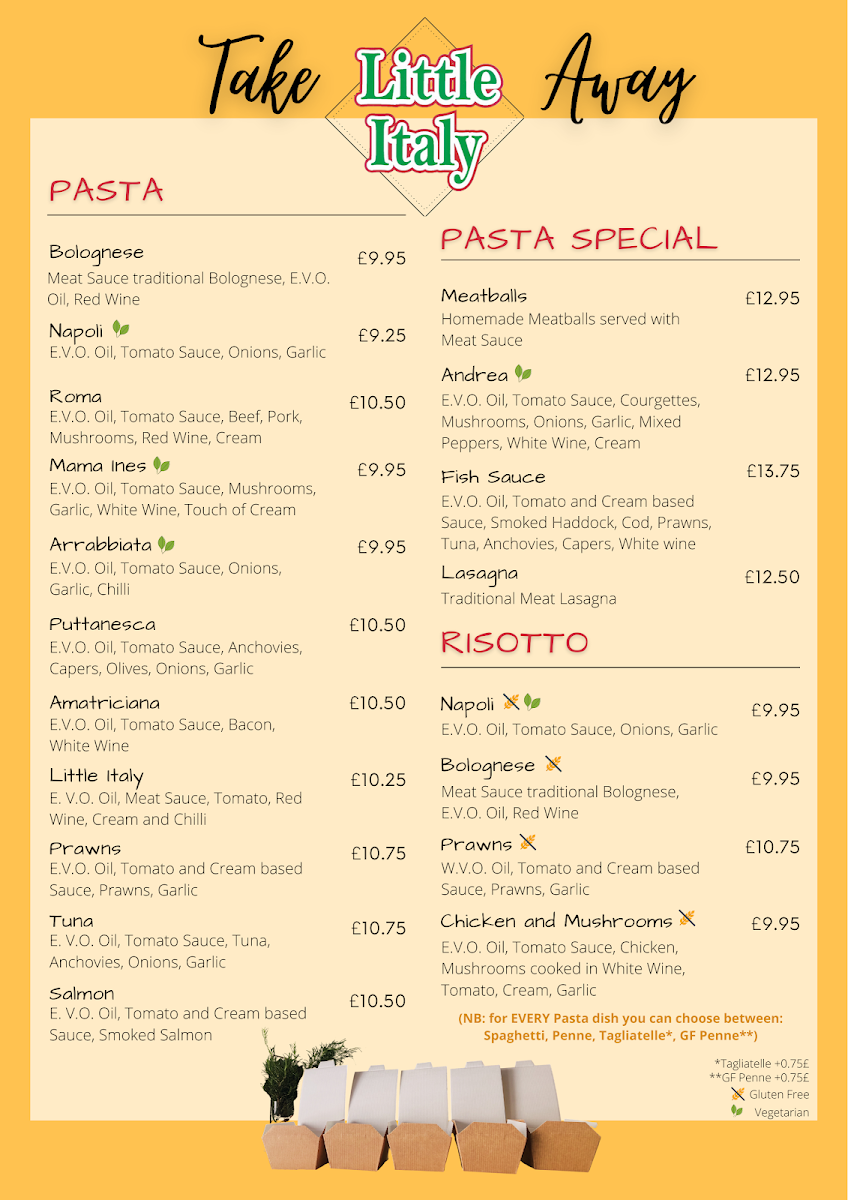 Menu Little Italy Restaurant-3
