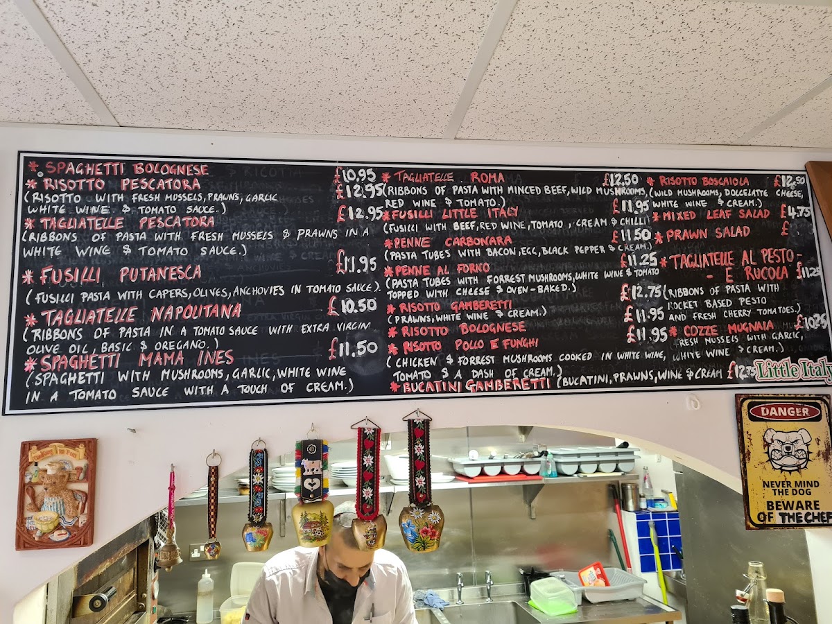 Menu Little Italy Restaurant-6
