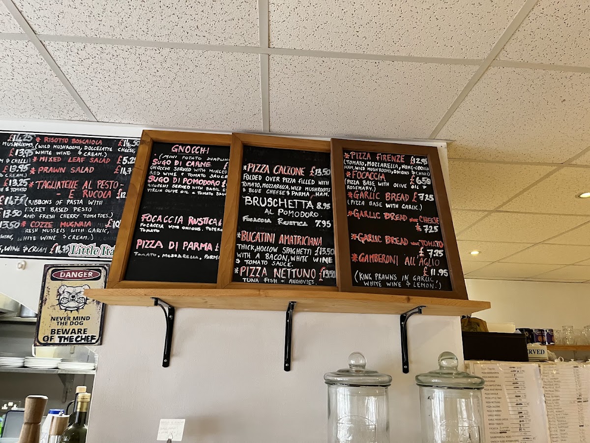 Menu Little Italy Restaurant-8
