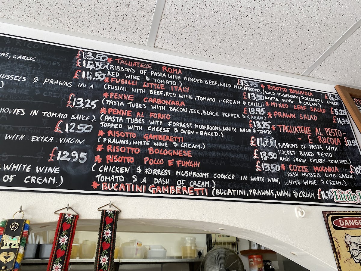 Menu Little Italy Restaurant-9