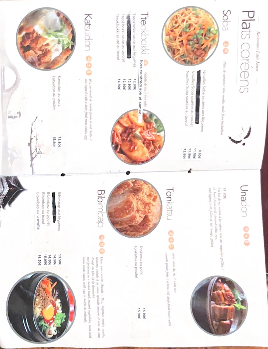Menu Little Korea-1