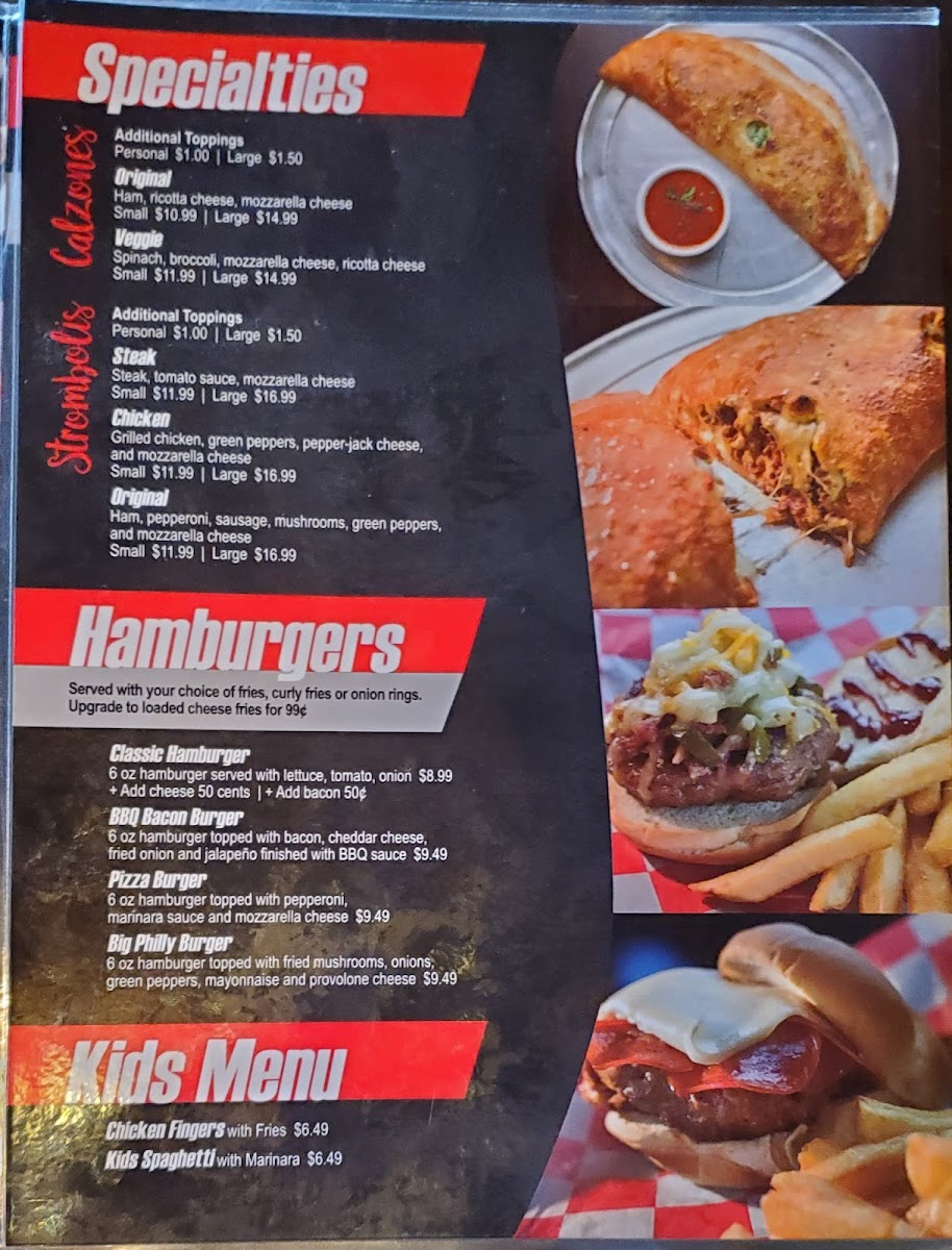 Menu Little Maria's Pizza & Subs-1