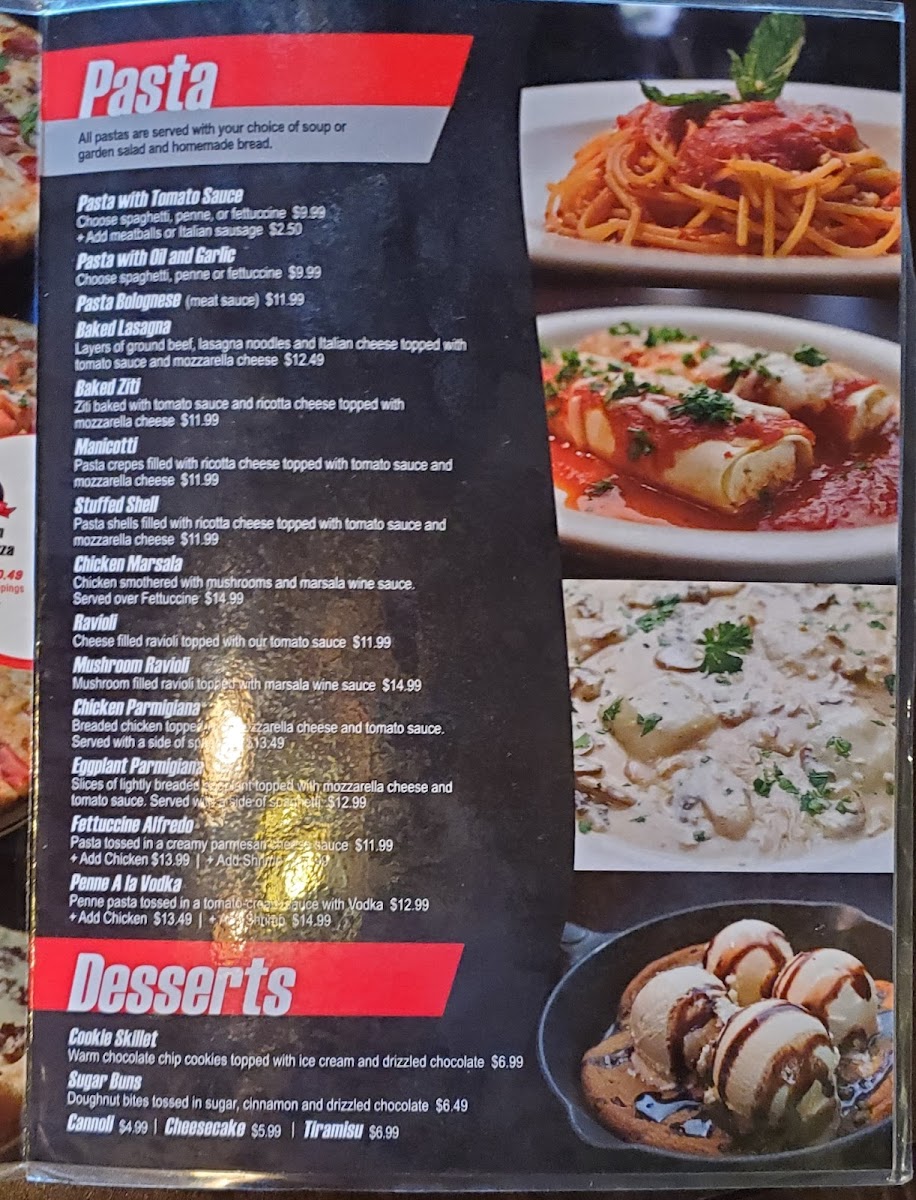 Menu Little Maria's Pizza & Subs-2