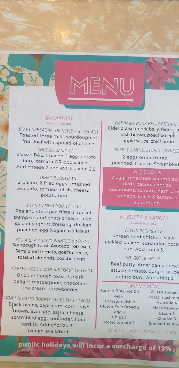 Menu Little Oink-8