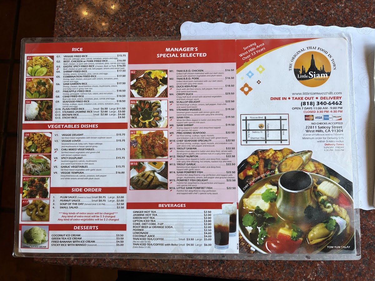 Menu Little Siam Restaurant-2