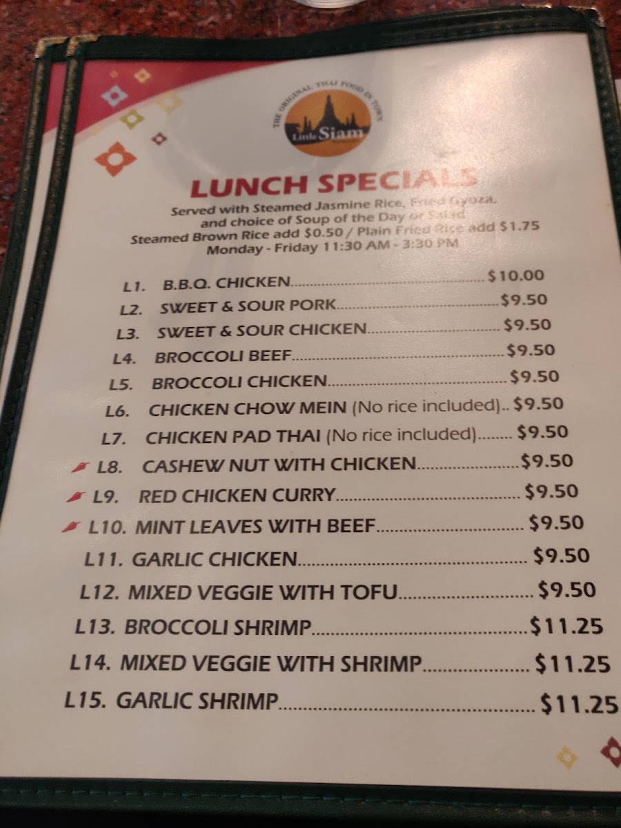 Menu Little Siam Restaurant-4