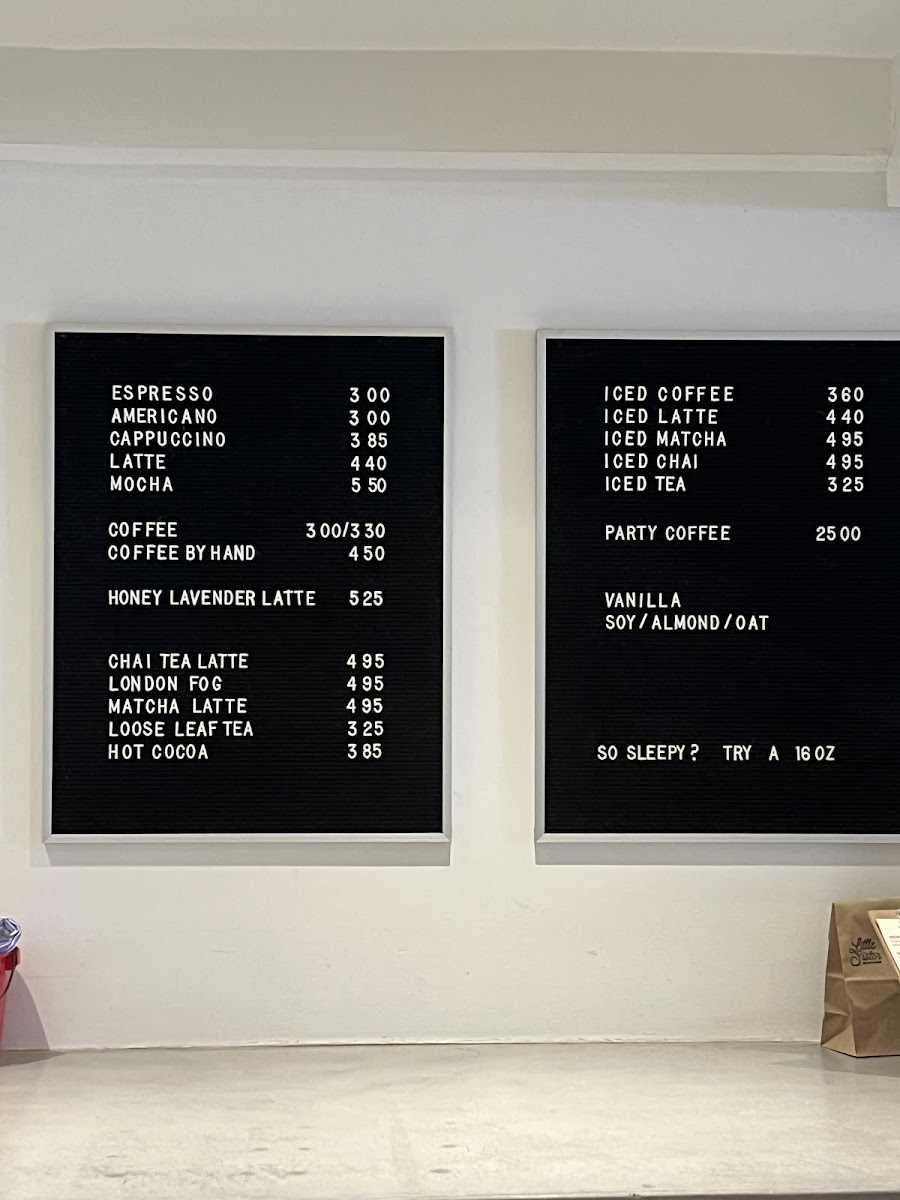 Menu Little Sister Coffee Maker-1