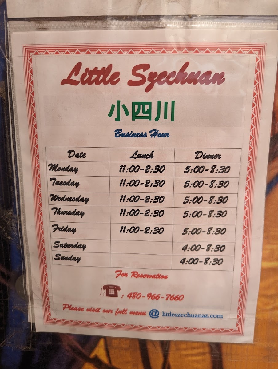 Menu Little Szechuan-9