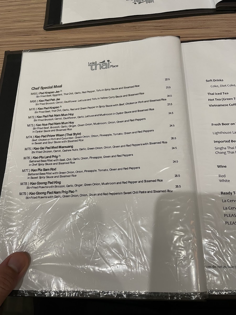 Menu Little Thai Place-10