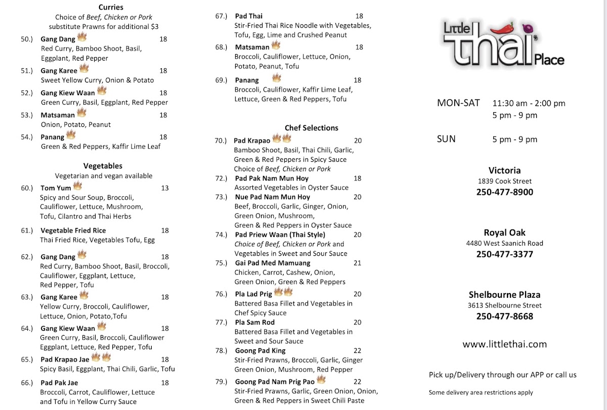 Menu Little Thai Place-2