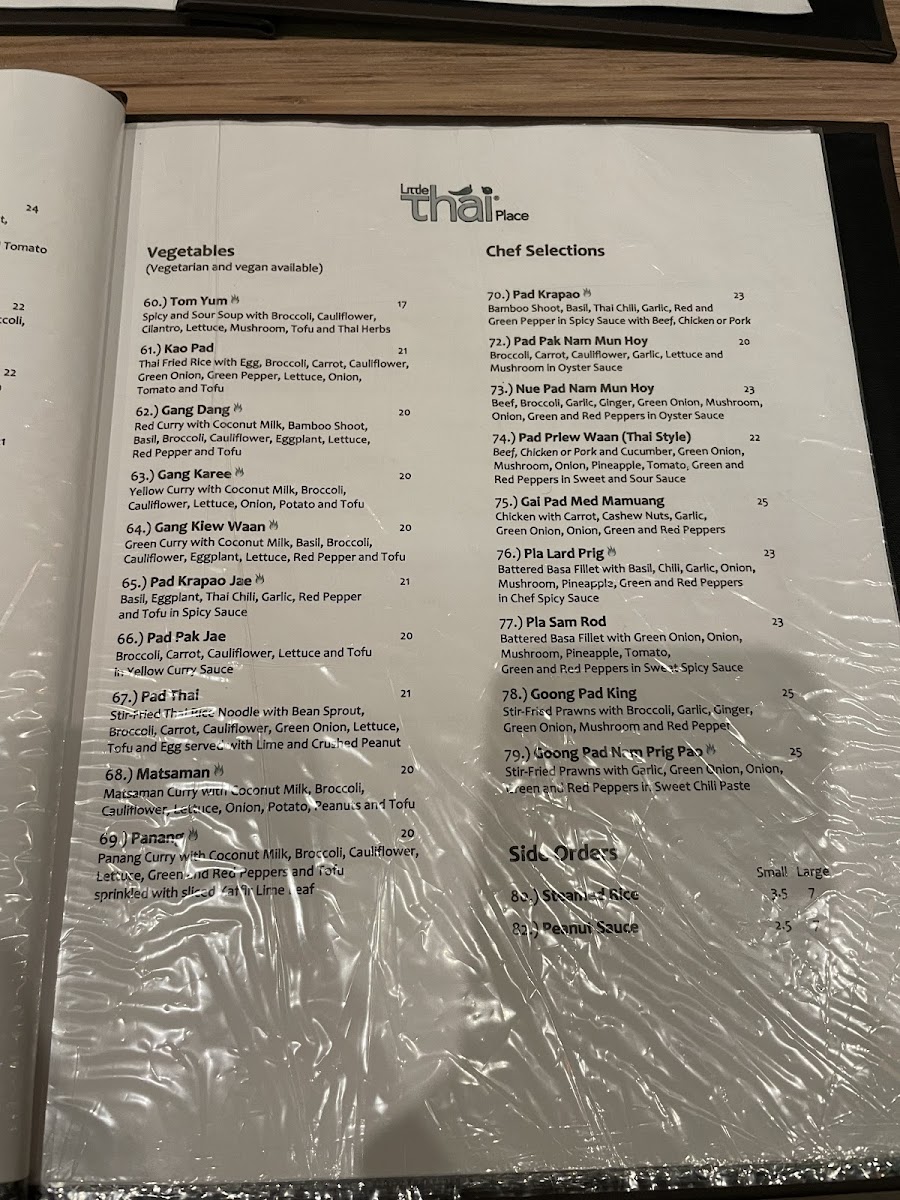 Menu Little Thai Place-7
