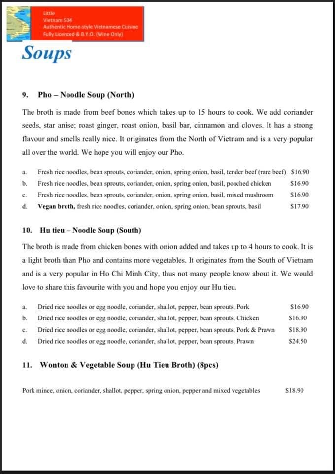 Menu Little Vietnam 504-1